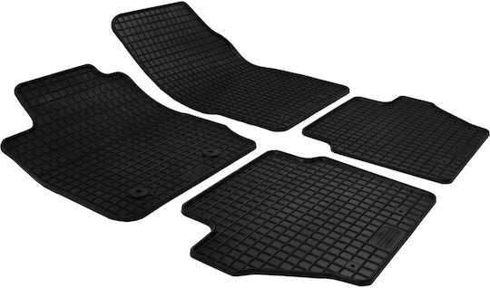 Petex Set of Front and Rear Mats 4pcs for Ford EcoSport 2014+ Black