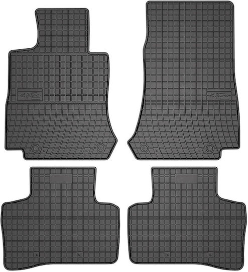 Frogum Set of Front and Rear Mats 4pcs for Mercedes-Benz EQC 2019+ Black