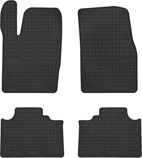 Frogum Set of Front and Rear Mats 4pcs for Jeep Grand Cherokee 2014 Black