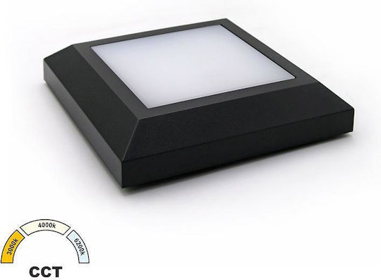 Adeleq Waterproof Ceiling Lamp LED 4W 12.5x12.5cm