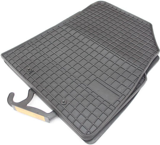 Frogum Set of Front and Rear Mats 4pcs for Nissan Micra 2017 Black