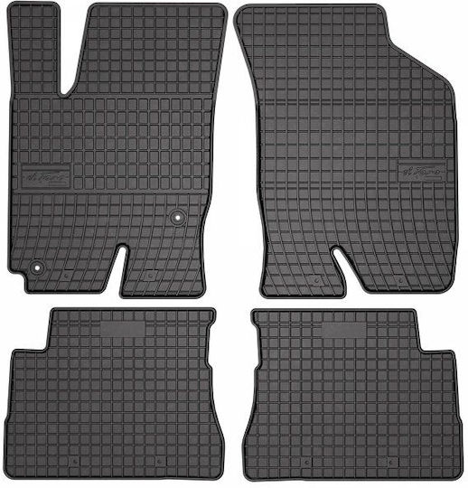 Frogum Set of Front and Rear Mats 4pcs for Hyundai Getz 2002-20011 Black