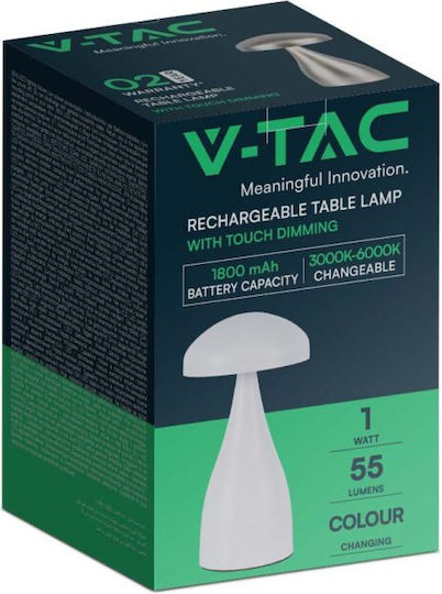 V-TAC Διακοσμητικό Φωτιστικό LED Ρυθμιζόμενο Λευκό 120εκ.