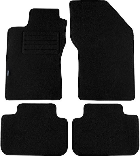 Petex Σετ Μπροστινά και Πίσω Πατάκια 4τμχ για Alfa Romeo Alfa 147 2001-2010 Μαύρα