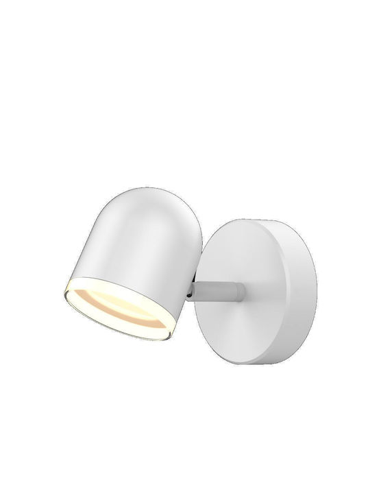 Polux Spot de exterior montat pe perete LED IP20 4.2W cu Alb Cald Lumină