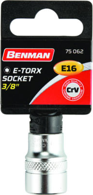 Benman Καρυδάκι Torx με Καρέ Υποδοχής 3/8" Μέγεθος E12