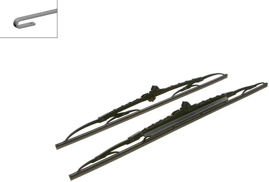 Bosch 611S Front Set Car Wiper Blades 600mm/530mm