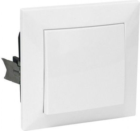 Adeleq Recessed Wall Switch Lighting One-Way with Frame Aller Retour White