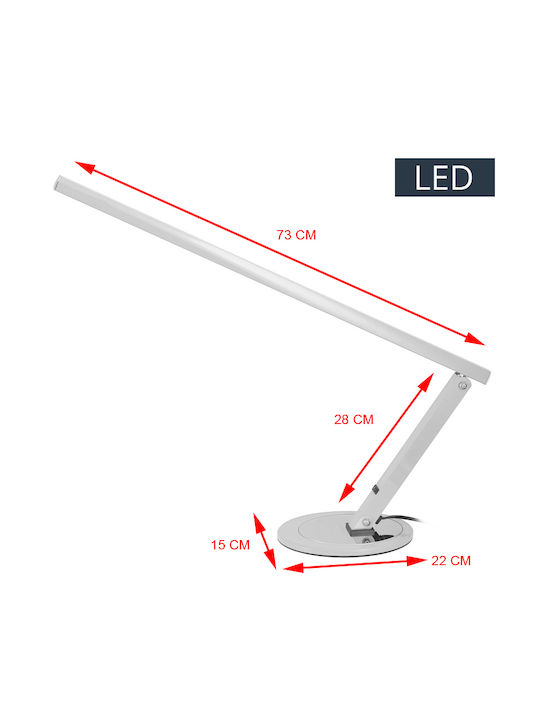 Activeshop LED Office Lamp Foldable in Gray Color