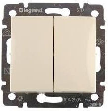 Legrand Valena 08 Recessed Electrical Wall Switch Two-Way Without Frame Aller Retour Ivory