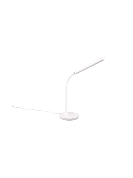 Trio Lighting Επιτραπέζιο LED Φωτιστικό Γραφείου σε Λευκό Χρώμα