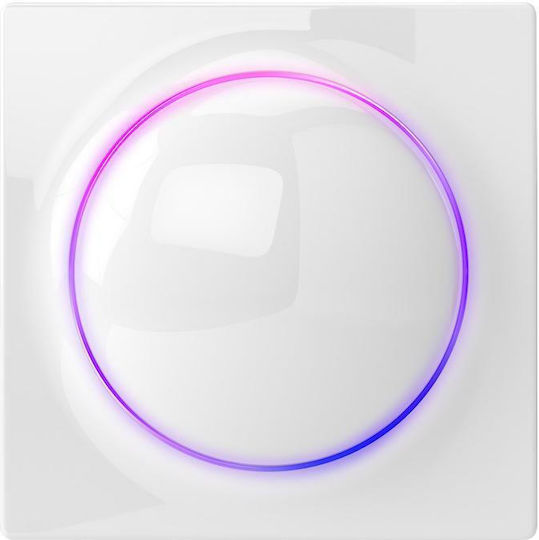 Fibaro Walli Încastrat Comutator Cu Variator Clasic Tactil Alb