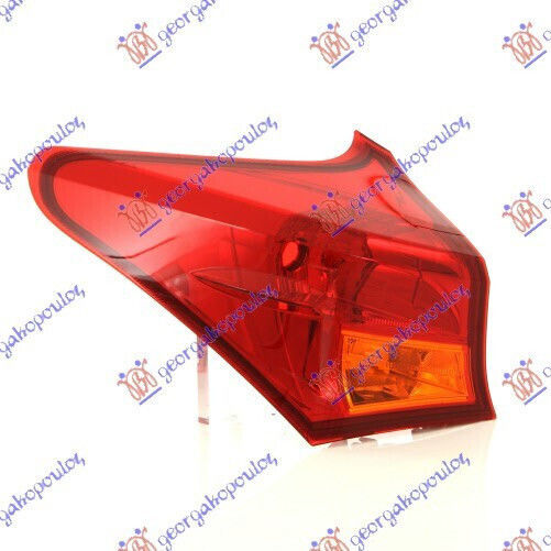Prasco Taillights for Toyota Auris 12-15