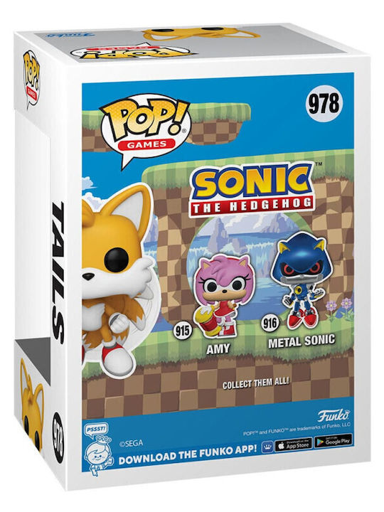 Funko Pop! Games: Sonic The Hedgehog - Sonic The Hedgehog - Tails 978 Flocked Exclusive