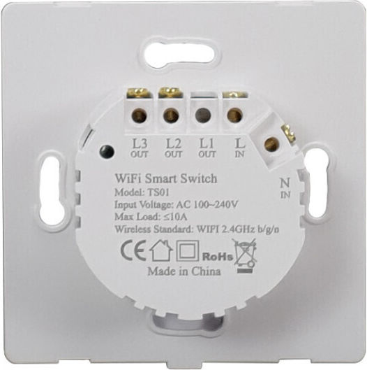 SmartWise Χωνευτός Μηχανισμός Διακόπτη Wi-Fi