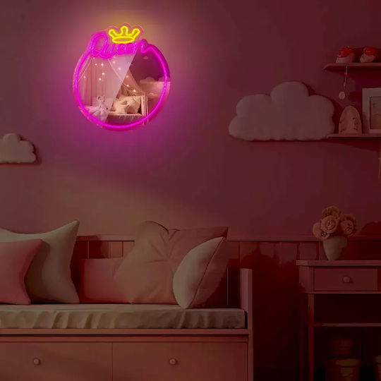 Forever Light Neon Διακοσμητικό Φωτιστικό LED Θερμό Λευκό 36x32x36εκ.