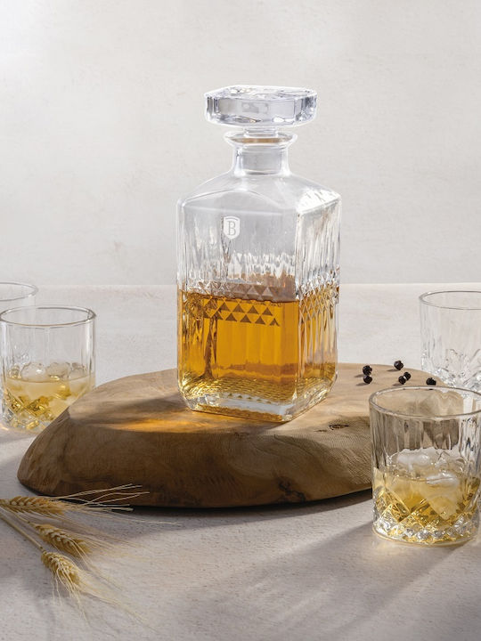 Berlinger Haus Crystal Whiskey Decanter with Stopper 750ml