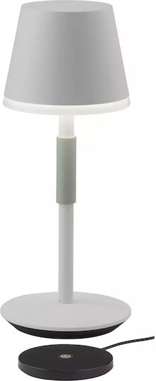 Philips Metal Lampă de masă cu Abajur Alb și Bază