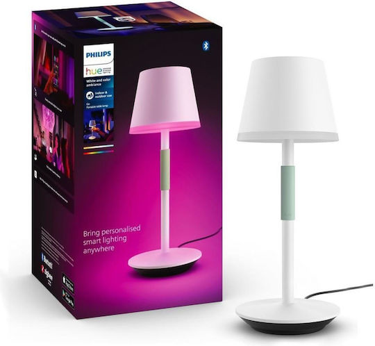 Philips Metal Lampă de masă cu Abajur Alb și Bază