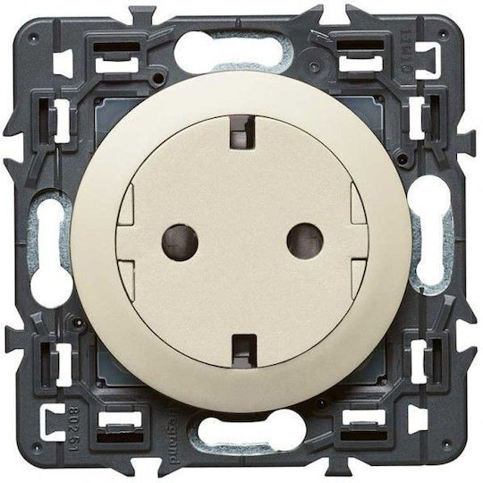 Legrand Celiane Single Power Socket Cream