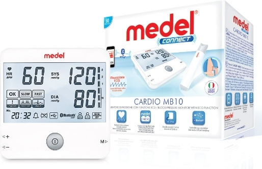 Medel Connect Cardio Mb10 Ηλεκτρονικό Πιεσόμετρο Μπράτσου Ακριβείας