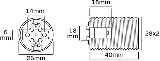 VK Lighting Αξεσουάρ για Φωτιστικά Καφέ 28113-006618