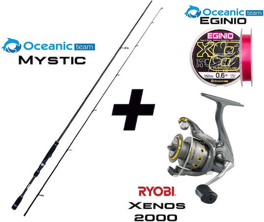 Oceanic Mystic Fishing Rod for Eging with Reel 2.50m 8-19gr