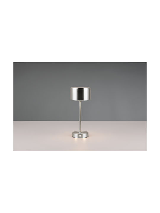 Trio Lighting Table Lamp LED with Silver Shade and Base