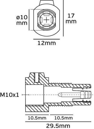 VK Lighting Αξεσουάρ για Φωτιστικά Καφέ 52150-044643