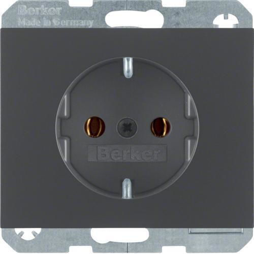 Hager K.1 Power Socket Gray 1pcs