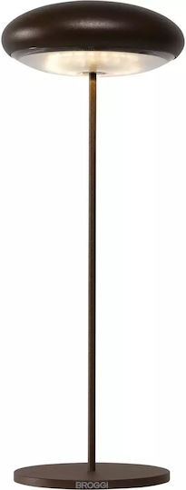 Ready NUVOLA Metal Table Lamp LED with Black Shade and Base