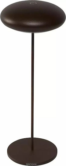 Ready NUVOLA Metal Table Lamp LED with Black Shade and Base