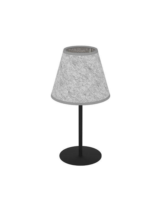 Eglo Metal Table Lamp for Socket E27 with Gray Shade and Base