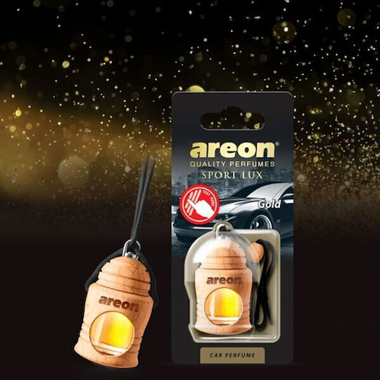 Areon Car Air Freshener Pendand Liquid Fresco Sport Lux Gold 4ml