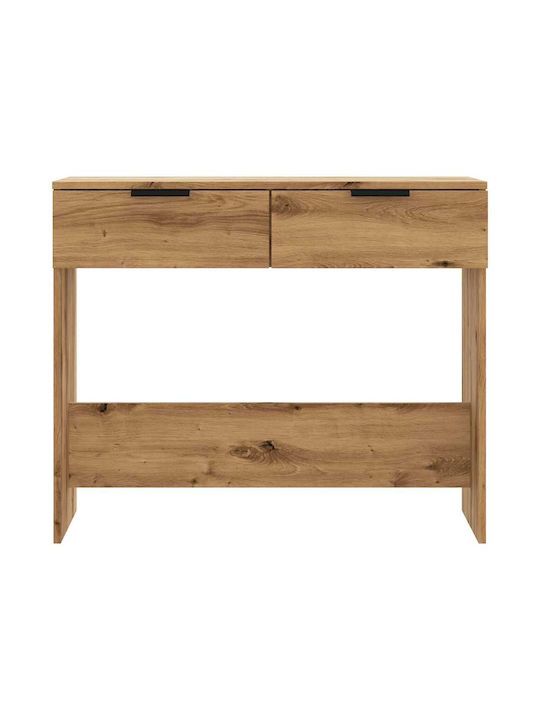 Конзолна маса Дървена Кафяв Д90xШ36xВ75cm