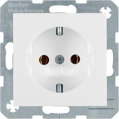 Hager Power Socket White 1pcs