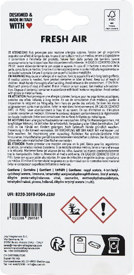 Mr & Mrs Fragrance Lufterfrischer-Karte Autoanhänger Cesare Fresh Air Jasmin 1Stück JCESTES001