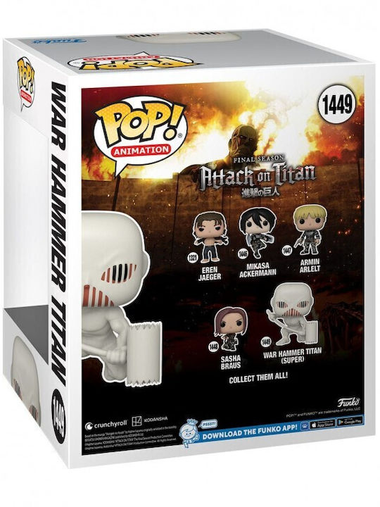Funko Pop! Animation: Attack on Titan - War Hammer Titan 1449 Supersized 10"​ (25cm) Special Edition
