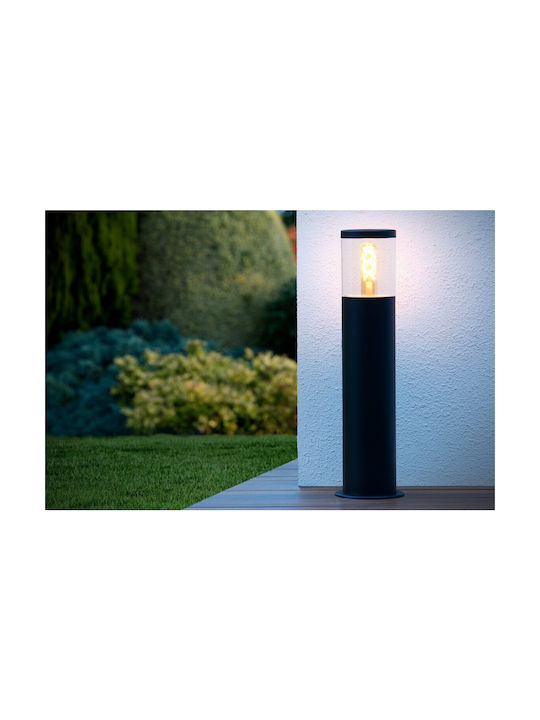 Lucide Lightning Fedor Φωτιστικό Κολωνάκι Εξωτερικού Χώρου 40W IP44 για Ντουί E27 Μαύρο