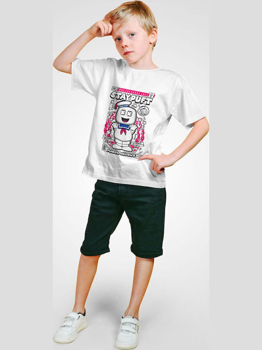 Παιδικό T-shirt White Stay Puft Marshmallowman