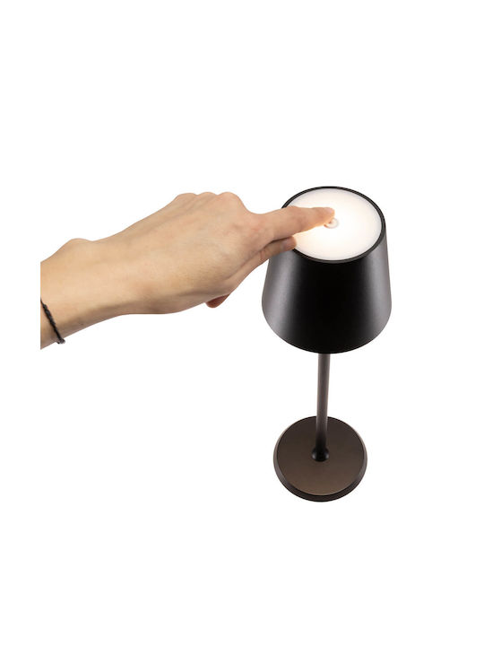 Securit Felina Outdoor Floor Lamp with Warm White Light IP54 Black