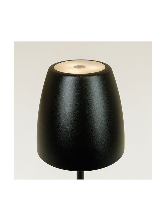 Zambelis Lights Desktop Outdoor Floor Lamp 2W with Warm White Light IP54 Black