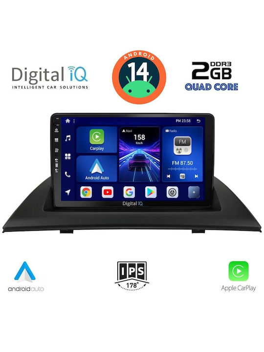 Digital IQ Автомобилна Аудио Система (Блутут/USB/AUX/WiFi/GPS/Apple-Carplay/Android-Auto) с Тъчскрийн 9"
