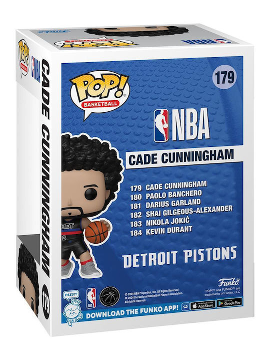 Φιγούρα Funko Pop Nba Detroit Pistons Cade Cunningham #179