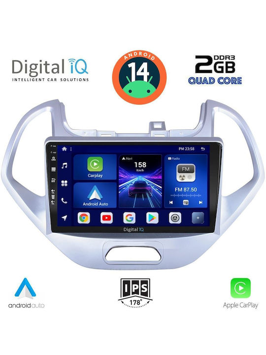 Digital IQ Автомобилна Аудио Система (Блутут/USB/AUX/WiFi/GPS/Apple-Carplay/Android-Auto) с Тъчскрийн 9"
