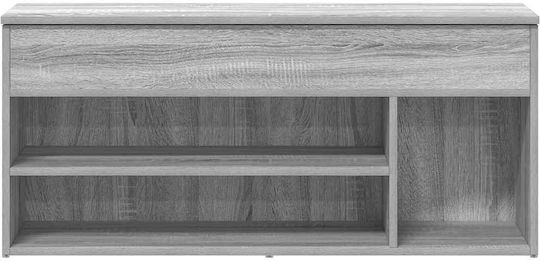 Έπιπλο Εισόδου με Παπουτσοθήκη Γκρι Sonoma 102x30.5x45εκ.