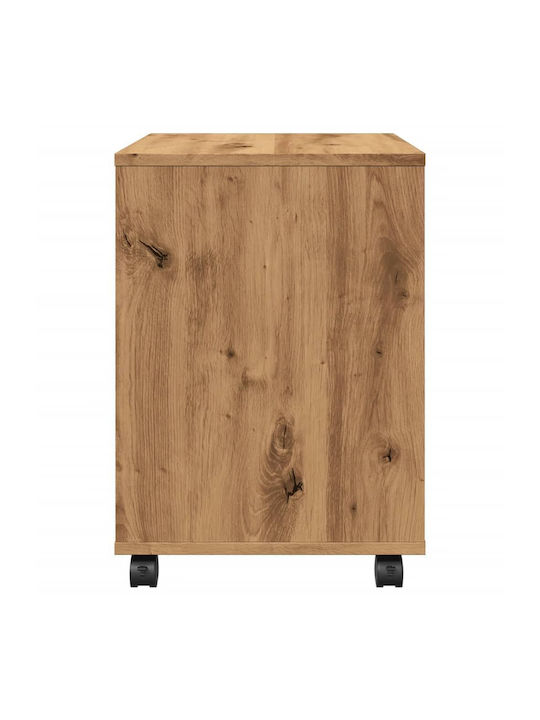 Kabinett Büro mit Rollen Artisan Oak 45x38x54cm