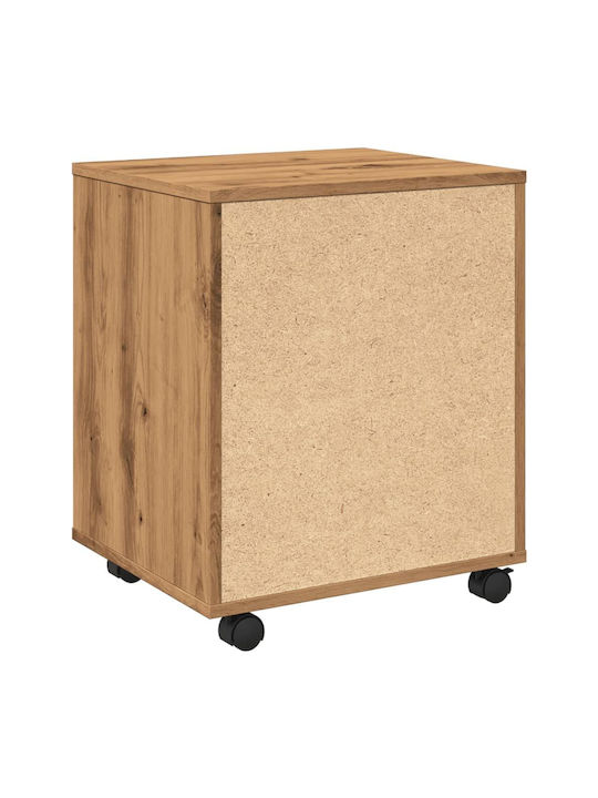 Kabinett Büro mit Rollen Artisan Oak 45x38x54cm