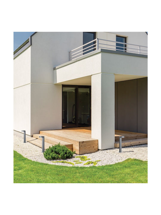Zambelis Lights Outdoor Floor Lamp Small Post 13W with Warm White Light IP65
