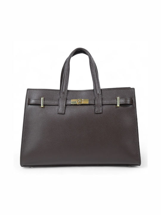 Passaggio Leather Leather Women's Bag Tote Hand Brown